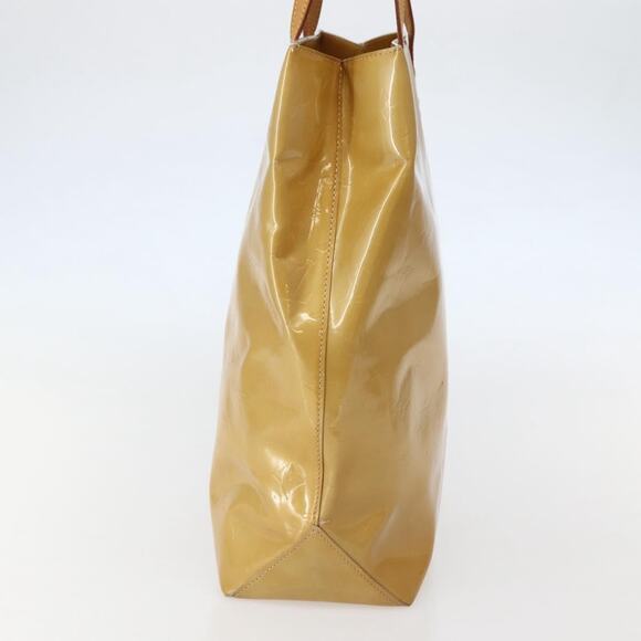 LOUIS VUITTON Monogram Vernis Reade MM Hand Bag Beige M91141 - Picture 5 of 12